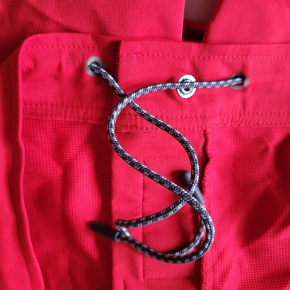 Mack Weldon Shorts 41/42 Mens Red Hybrid Board Golf Zip Pocket Stretch - Picture 7 of 10